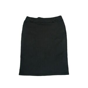 Women's Vintage Dolce&Gabbana Velvet Pencil‎ Black Skirt - Size 28/42